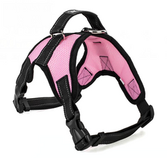 No Pull Adjustable Dog Pet Vest Harness Quality Nylon XS S M L XL XXL Pink
