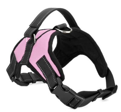 No Pull Dog Pet Harness Adjustable Control Vest Dogs Reflective XS S M XXL Pink
