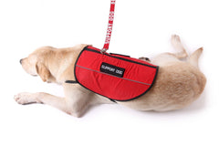Service Dog Vest Harness Pet Light Weight Reflective Dog Adjustable XXS - XL-RED