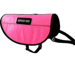 Service Dog Vest Harness Canine Light Weight Reflective Adjustable XXS - XL PINK