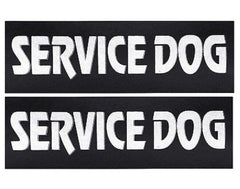 SERVICE DOG, EMOTIONAL SUPPORT ANIIMAL ESA E.S.A. PATCHES SMALL MEDIUM S L