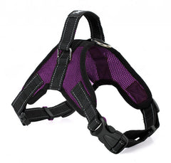No Pull Adjustable Dog Pet Vest Harness PLUS COLLAPSIBLE BOWL Nylon Small XL XXL