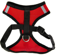 Small Dog Harness Padded Adjustable Puppy Pet Breathable Comfortable S M L Black
