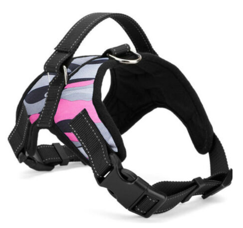 No Pull Pet Harness Adjustable Control Vest Dogs Reflective XS S M XXLPinkCamo