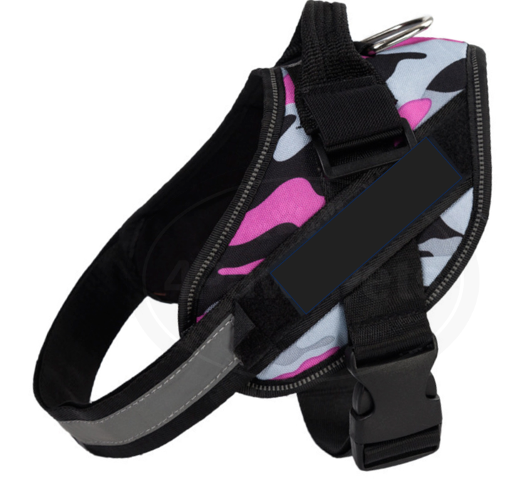 No Pull Dog Pet Harness Adjustable Control Vest Dogs Reflective  S M L PINK CAMO
