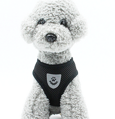 Black Mesh Padded Soft Puppy Pet Dog Harness Breathable Comfortable S M L