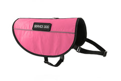 Service Dog Vest Harness Canine Light Weight Reflective Adjustable XXS - XL PINK